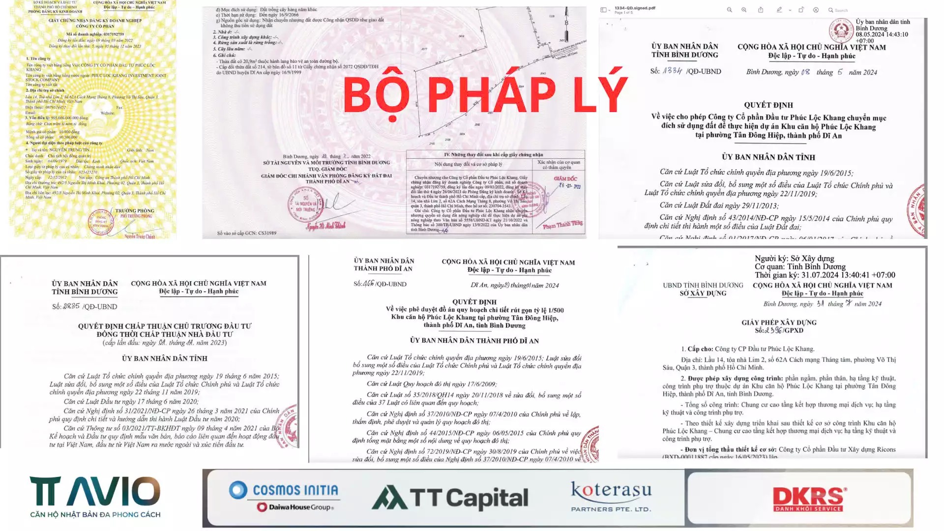 Pháp lý dự án TT Avio Pháp lý dự án TT Avio