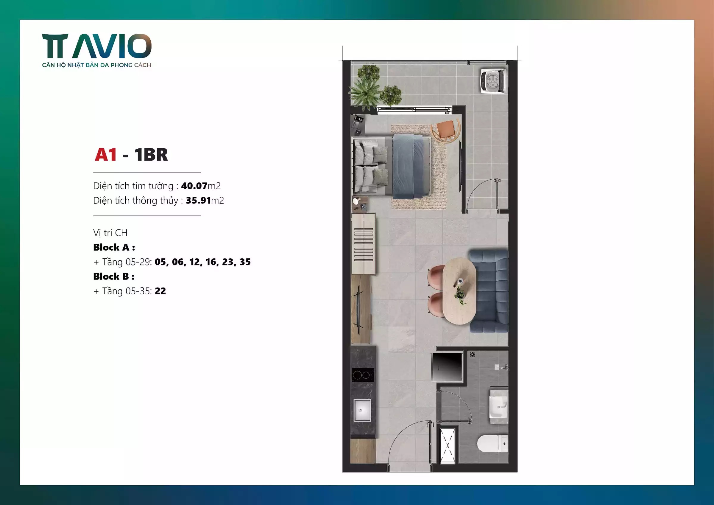 Thiết kế căn hộ TT Avio Thiết kế căn hộ TT Avio